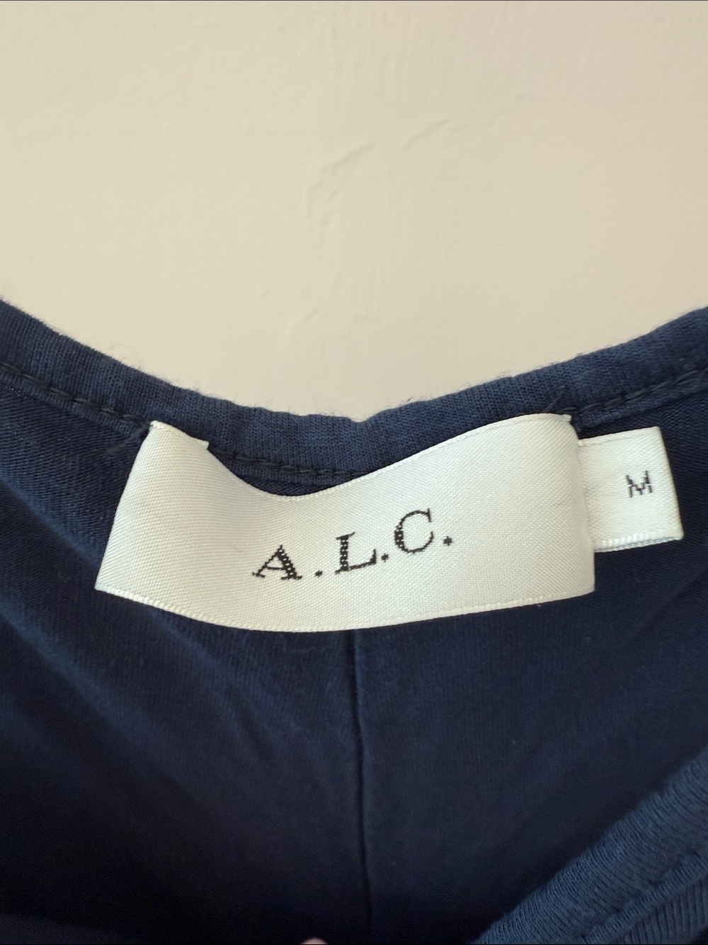 A.L.C. Navy Ruched Maxi Slip Dress - Picture 3 of 3